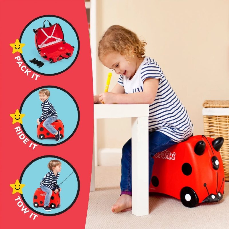 Trunki Ride-On Suitcase - Harley the Ladybug