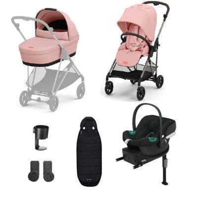 Cybex Melio Travel System Candy Pink