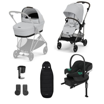 Cybex Melio Travel System Fog Grey