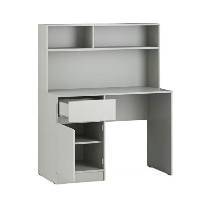 little acorns desk with hutch grey