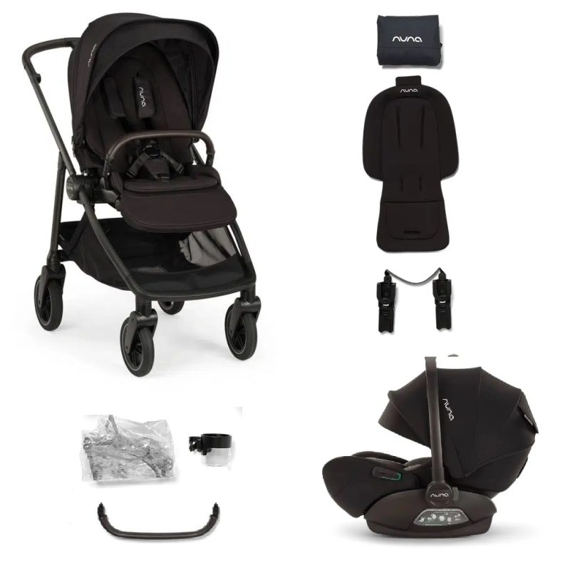 Nuna Swiv Stroller With ARRA Flex Caviar