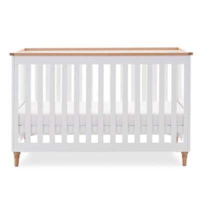 Orla Cot Bed - White with Oak