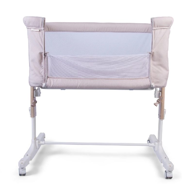 Red Kite Rockabye Bedside Crib Oatmeal