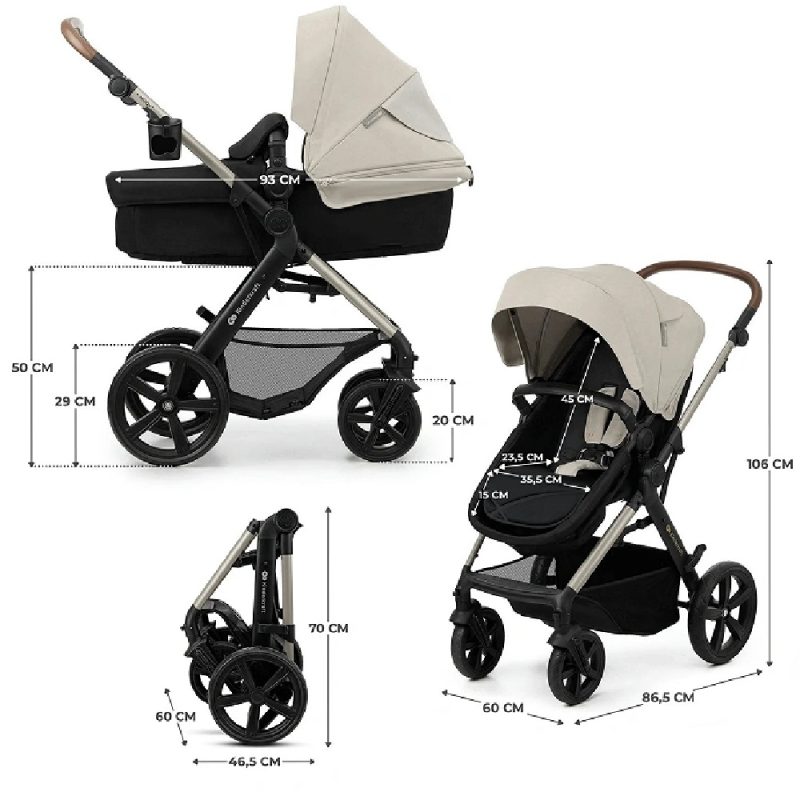 Kinderkraft MOOV 2 Travel System Grey