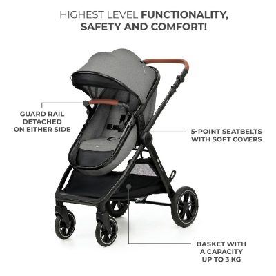 Kinderkraft ESME Travel System Grey