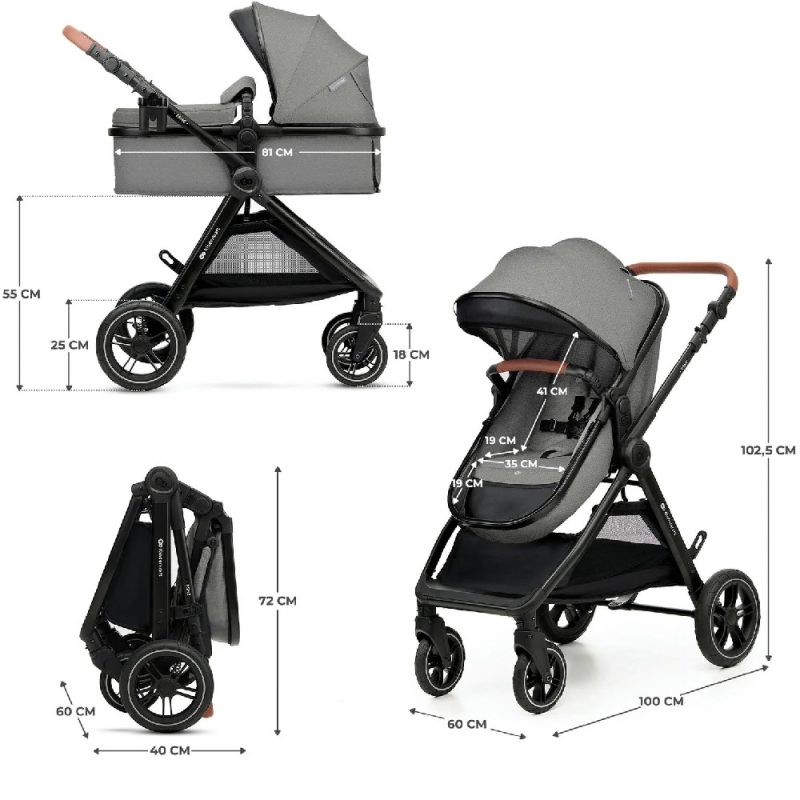 Kinderkraft ESME Travel System Grey