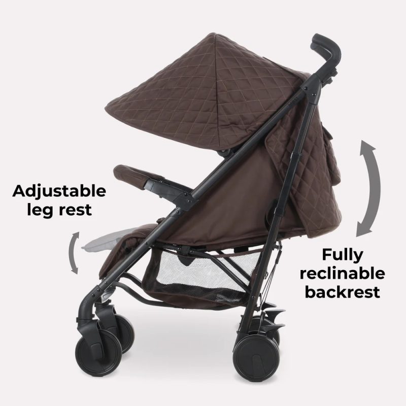 My Babiie Stroller Quilted Chocolate