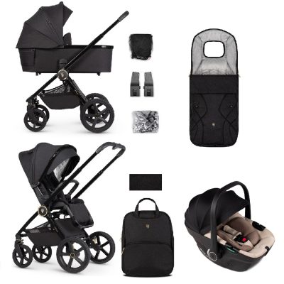 Venicci Upline 2 Travel System Black