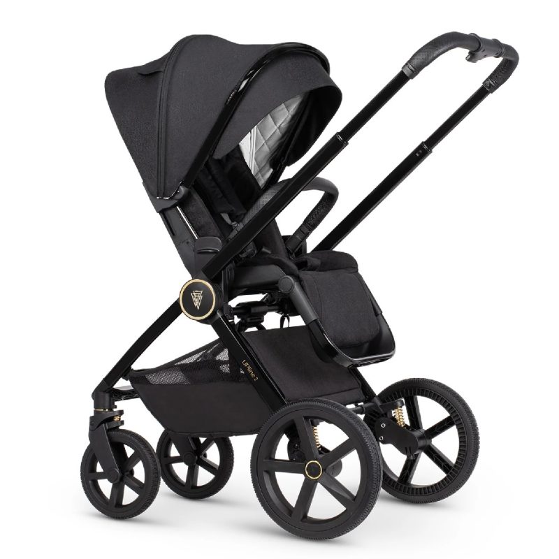 Venicci Upline 2 SE All Black with Carrycot