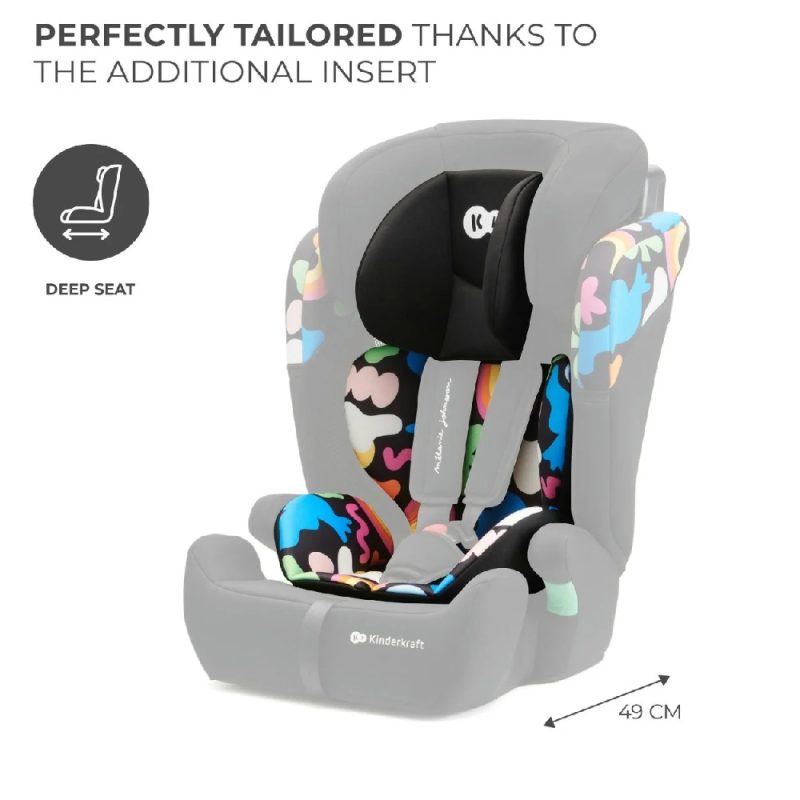 Kinderkraft Comfort Up i-Size Car Seat - Happy-Shapes