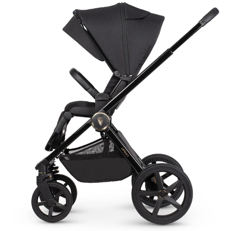 Venicci Upline 2 SE All Black with Carrycot