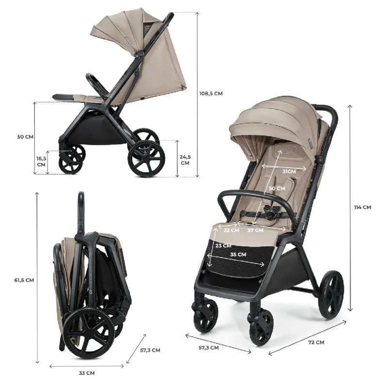 Kinderkraft LOOM Stroller Beige