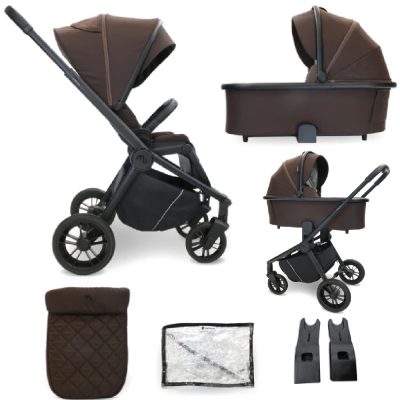 My Babiie Pushchair and Carrycot - Chocolate