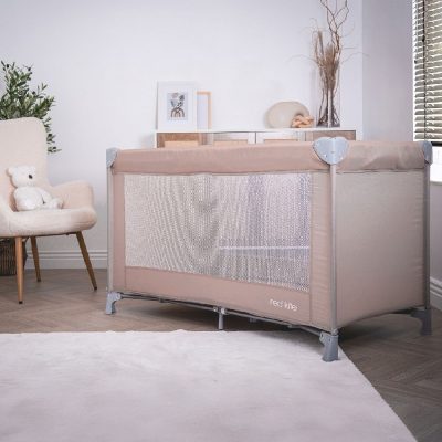 Red Kite Sleepsound Travel Cot Oatmeal