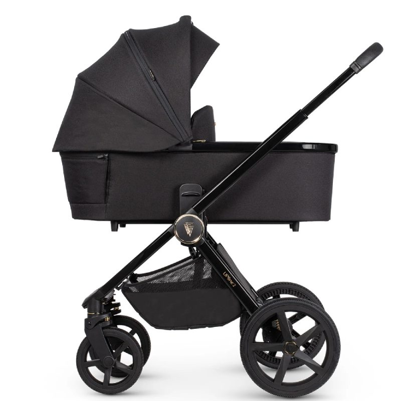 Venicci Upline 2 SE All Black with Carrycot