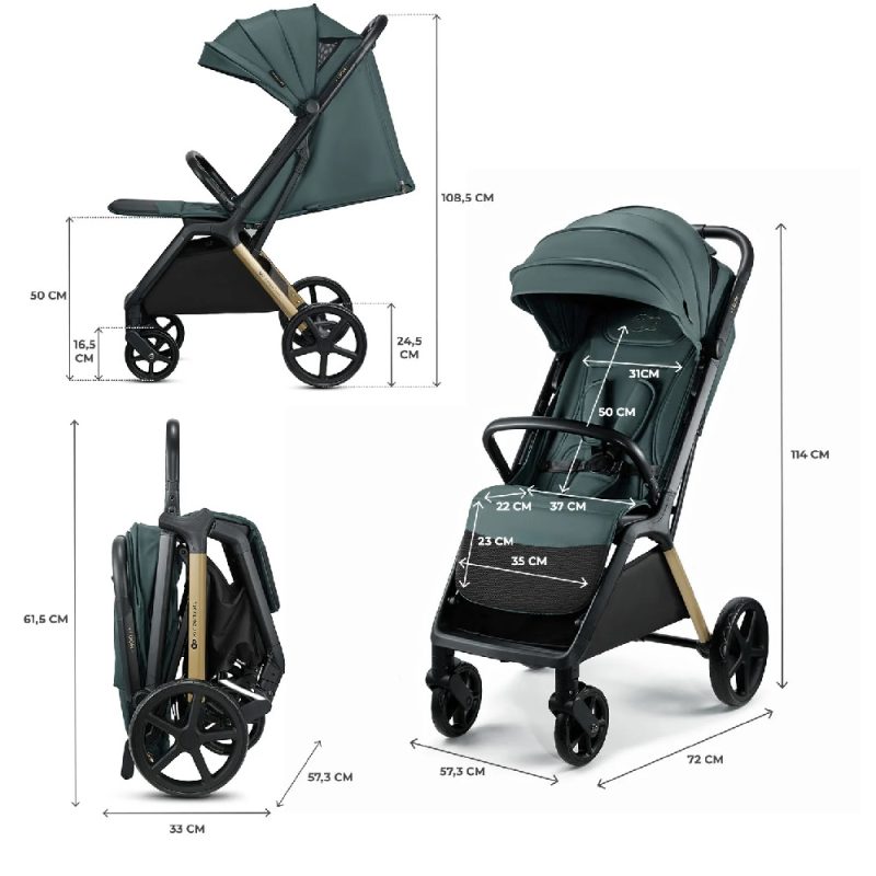 Kinderkraft LOOM Stroller Green