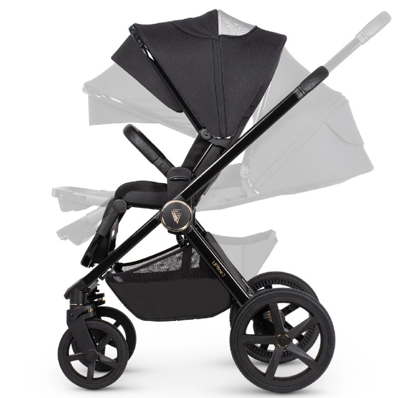 Venicci Upline 2 SE All Black with Carrycot