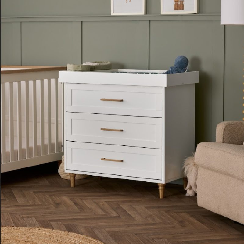 Obaby Orla Changing Unit - White with Oak