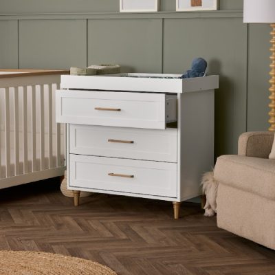 Obaby Orla Changing Unit - White with Oak